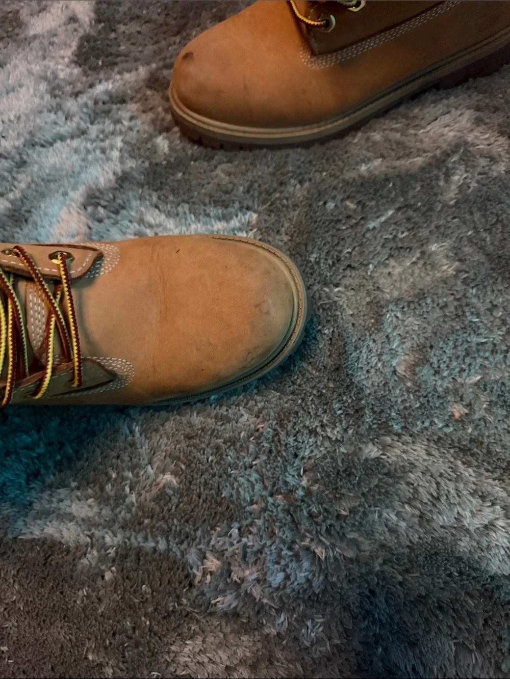 Timberland Kids Wheat Brown Lace-Up Boots